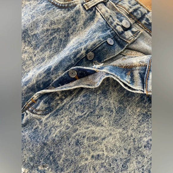 LEVI’S Denim Jeans Acid Wash Distressed Men’s Vintage - Picture 6 of 13